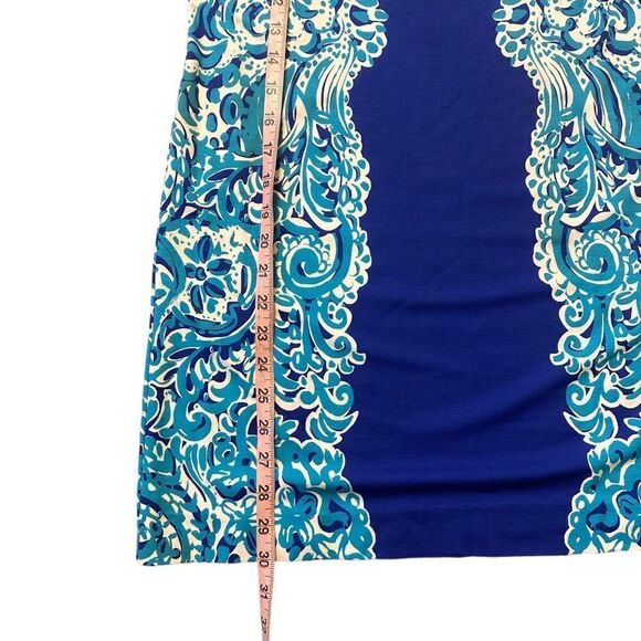Lilly Pulitzer Tiana Dress in Brilliant Blue Moon Jellies Print Size Small - Picture 14 of 17